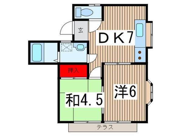 グリ－ンメゾンの物件間取画像